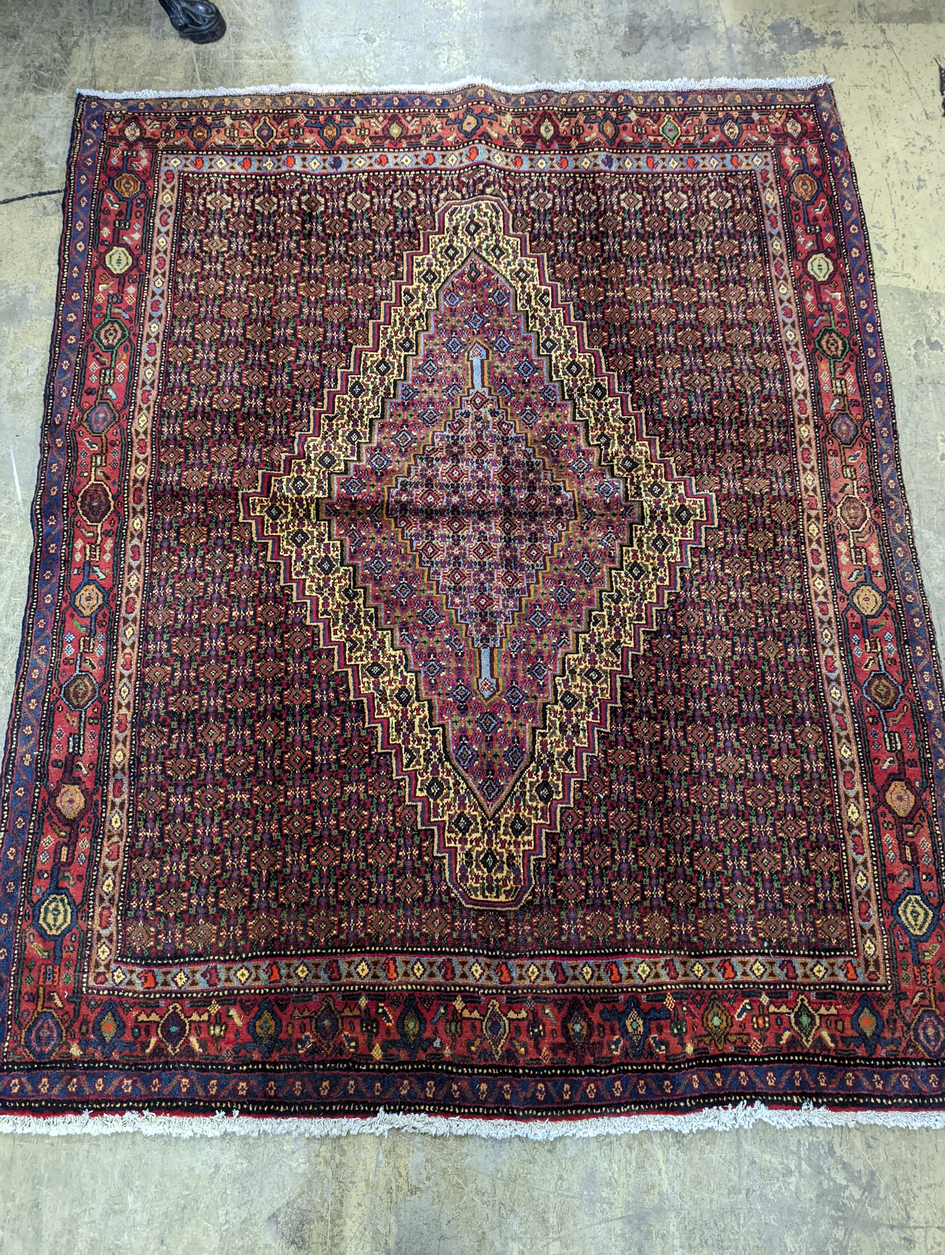 A Bijar rug, 160 x 128cm